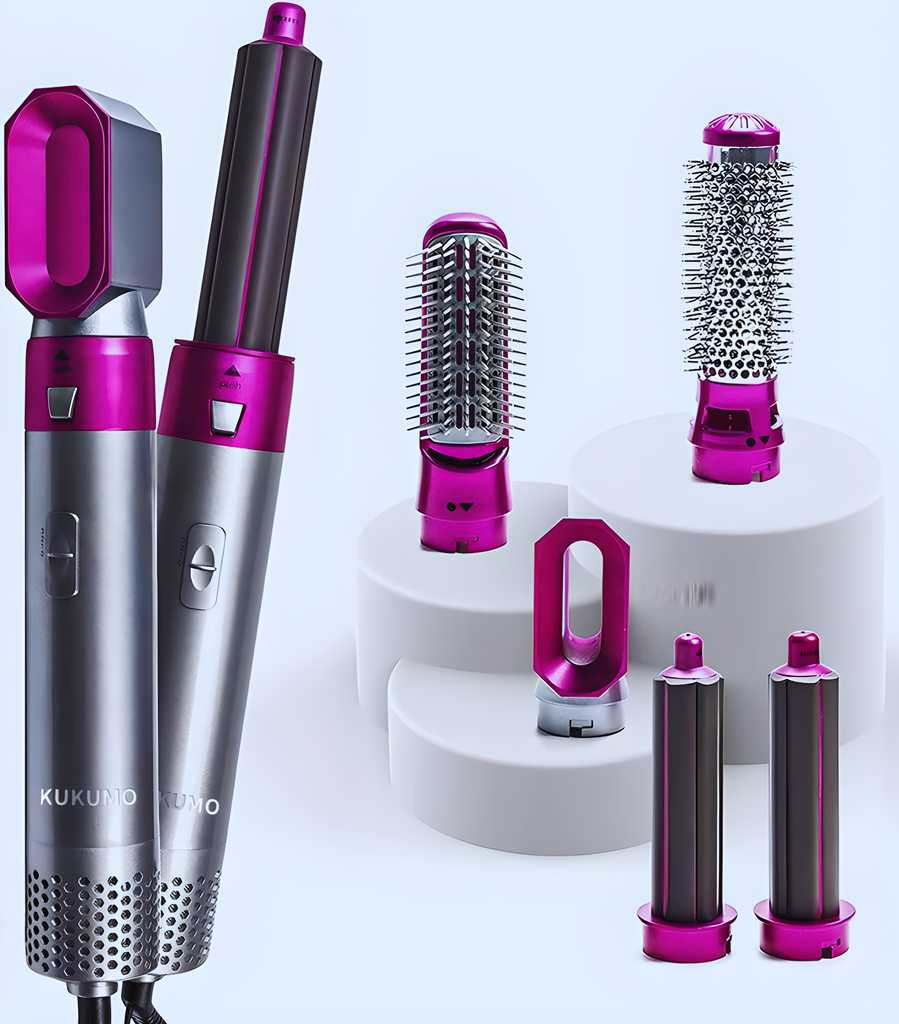 💁‍♀️ 5-in-1 Multifunctional Hair Dryer & Styling Tool – Curl, Straighten, Dry & Volumize in One!