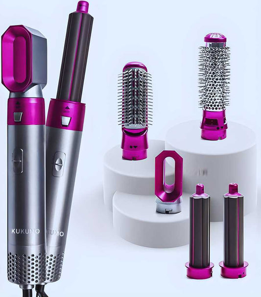 💁‍♀️ 5-in-1 Multifunctional Hair Dryer & Styling Tool – Curl, Straighten, Dry & Volumize in One!