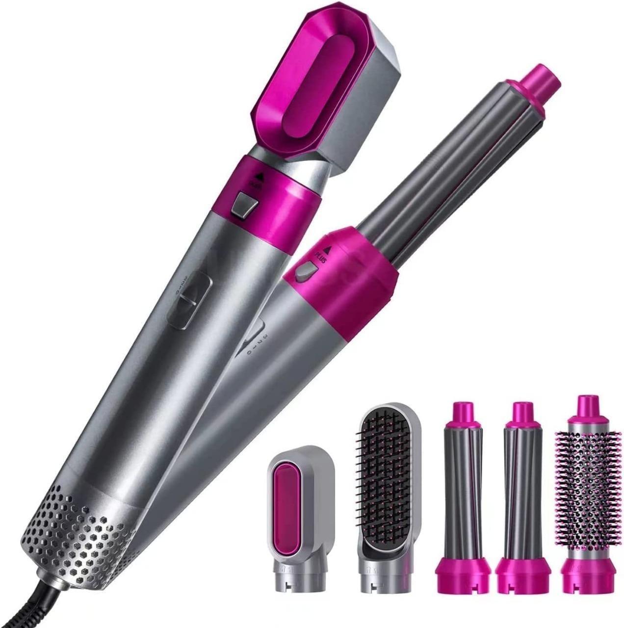 💁‍♀️ 5-in-1 Multifunctional Hair Dryer & Styling Tool – Curl, Straighten, Dry & Volumize in One!